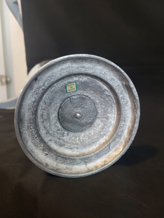 Modernist Tapered Polished Metal Vase