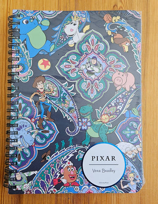 Vera Bradley Pixar Mini Spiral Notebook with Pocket