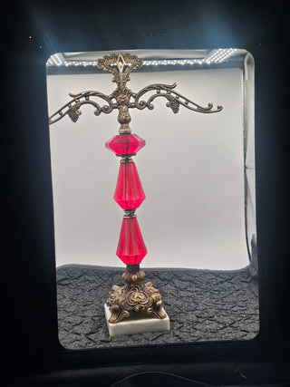hollywood regency jewelry tree scale of justice