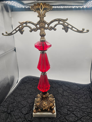 hollywood regency jewelry tree scale of justice