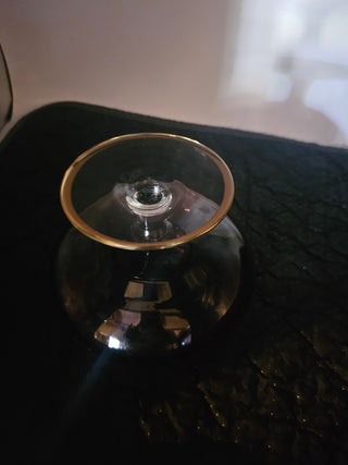 VTG. BOHEMIA CZECH AMETHYST  GLASS BOWL