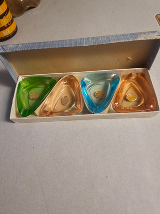 MCM Atomic Triangle "Jewel Tone" Crystal Set