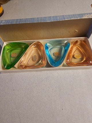 MCM Atomic Triangle "Jewel Tone" Crystal Set