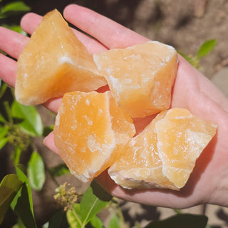 Orange Calcite Crystal ~ Raw