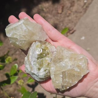 Green Calcite Crystal