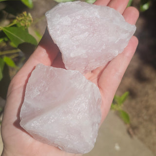 Large Raw Rose Quartz Chunk