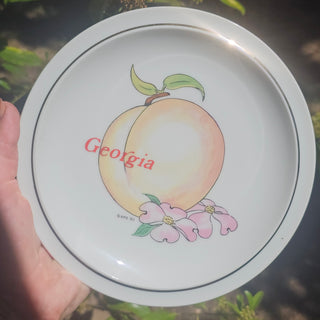 Georgia Peach Collectible Plate