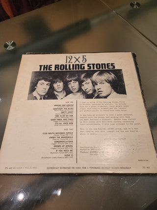 1964 Vinyl LP Rolling Stones 12x5