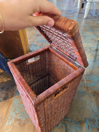 Vintage hand made basket Big