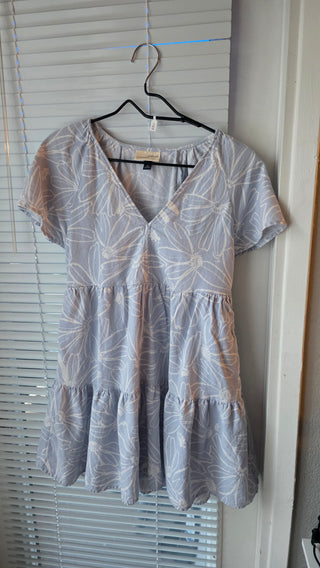 Blue Linen dress Universal Thread XS