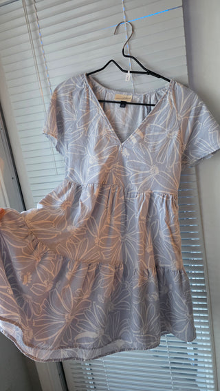 Blue Linen dress Universal Thread XS