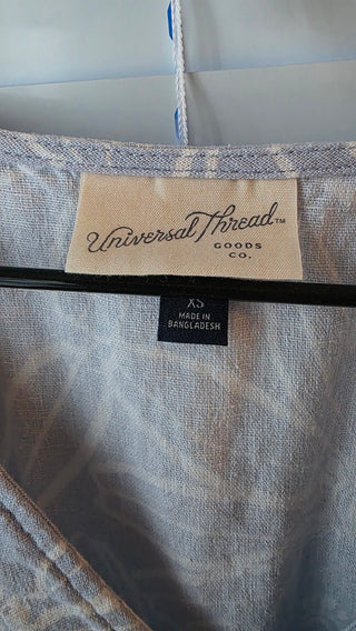 Blue Linen dress Universal Thread XS