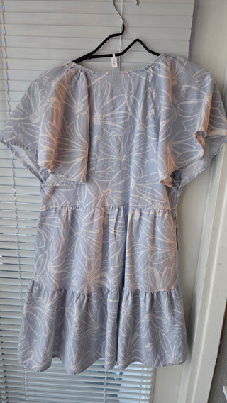 Blue Linen dress Universal Thread XS
