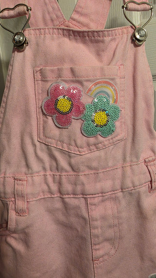 100% Cotton pink jumpsuit for girls 4T