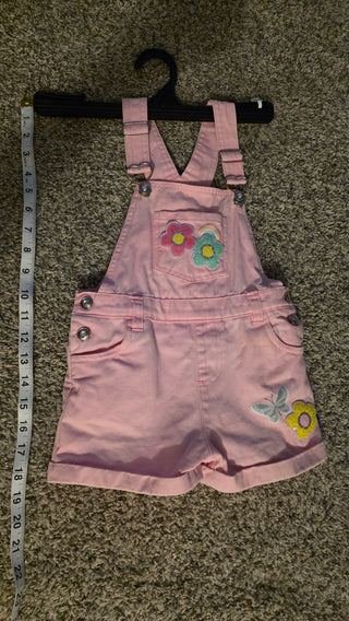 100% Cotton pink jumpsuit for girls 4T