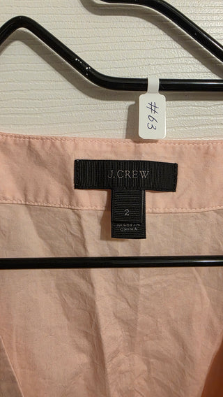 J CREW 100% Cotton blouse Size 2