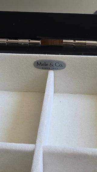Mele & Co Layla Wooden Jewelry Box Java finish NIS