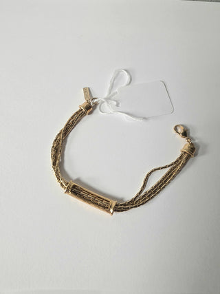 Vintage gold tone Napier bracelet 7"