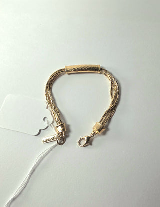 Vintage gold tone Napier bracelet 7"