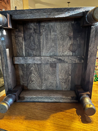 Skeleton Heavy Wood Riser/Bench RSV. Booth 16
