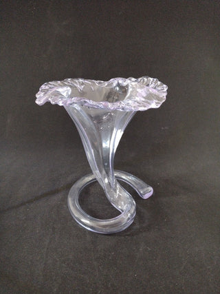 Murano alexandrite trumpet tube vase rcd