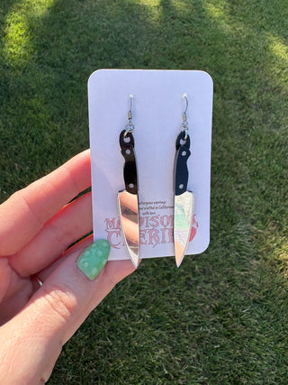 Large Knives Dangle Earrings MTS|84466