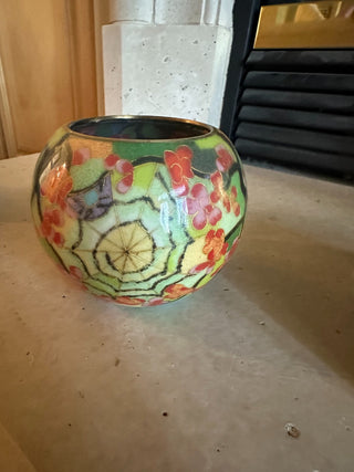 Vtg. William Yee hand Crafted Cloisonne' Bowl/votive RCD