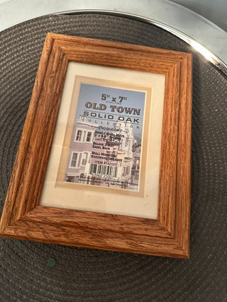 Pic Frame 5x7 OAK easel MTS|86603