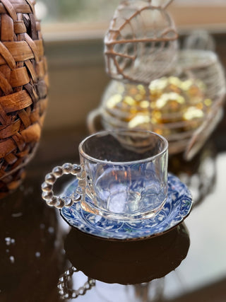 Small Asian blue plate|54272