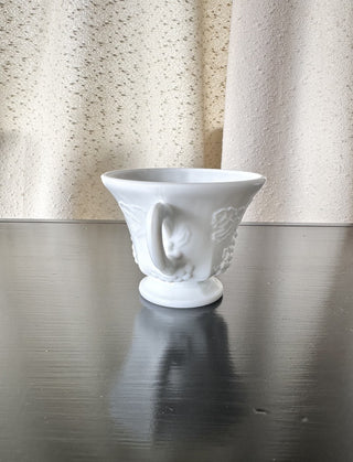 Milk Glass Harvest Teacup|69468