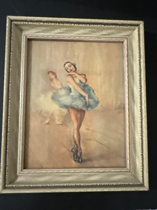 Vintage 5x7 ballerina art RCD