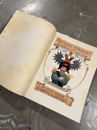 (Nearly) Antique Book: Michael Strogoff, First Edition,  1927 inscribed
