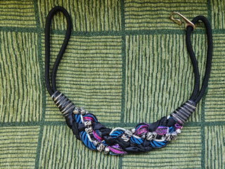 Vtg 80s Braided Roped Belt -Size S MTS|111336