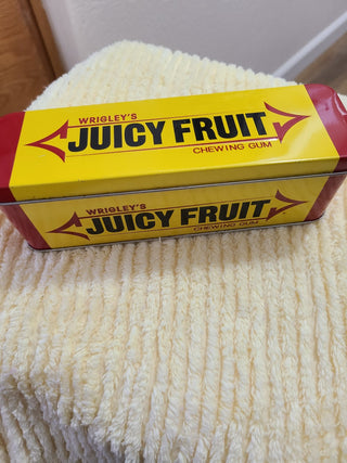 Juicy Fruit Gum Tin, Yellow/Red RCD|87731