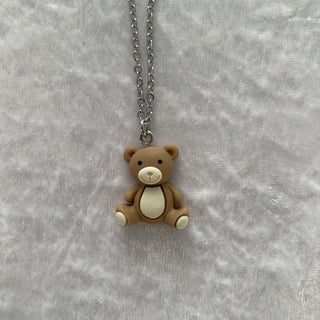 kid necklace, teddy bear RSV