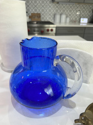 Vintage Cobalt Blue Pitcher MTS|56388