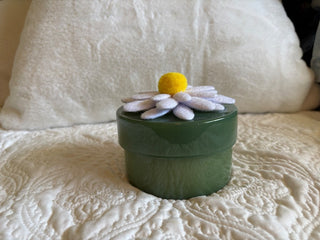 cucumber green candle with flower RSV