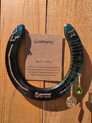 Zodiac Horseshoe-   Gemini