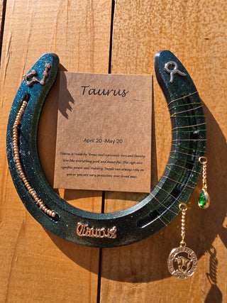 Zodiac Horseshoe-  Taurus