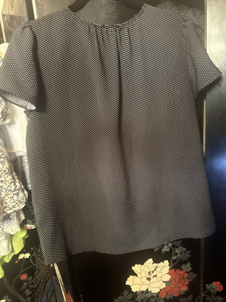 Hilary Radley Women's V-neck print Size Small #63 VV MTS|106409