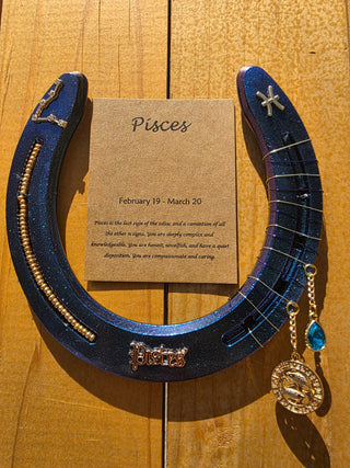 Zodiac  Horseshoe-  Pisces
