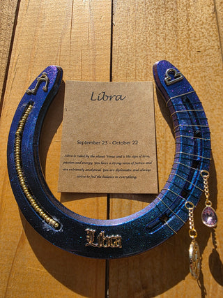 Zodiac Horseshoe-  Libra