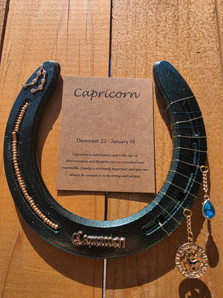 Zodiac Horseshoe-  Capricorn