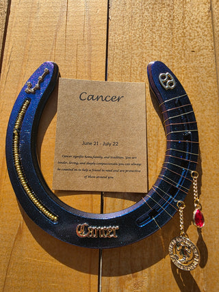 Zodiac Horseshoe-  Cancer
