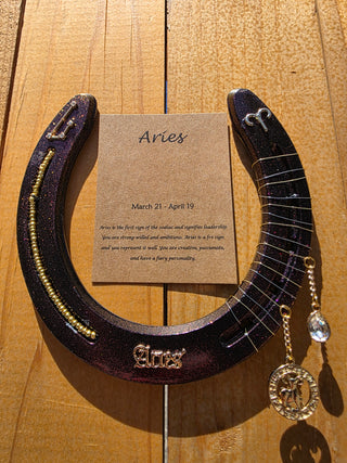 Zodiac Horseshoe-  Aries