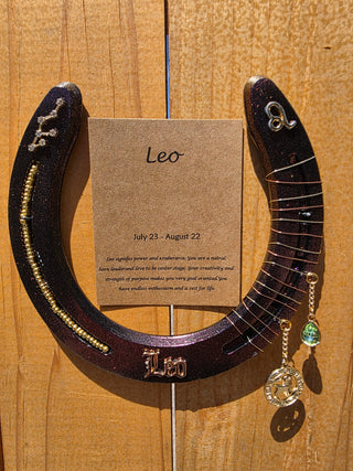 Zodiac Horseshoe-  Leo