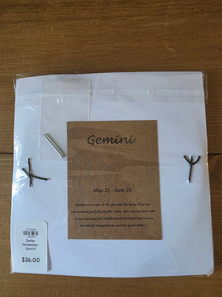 Zodiac Horseshoe-   Gemini