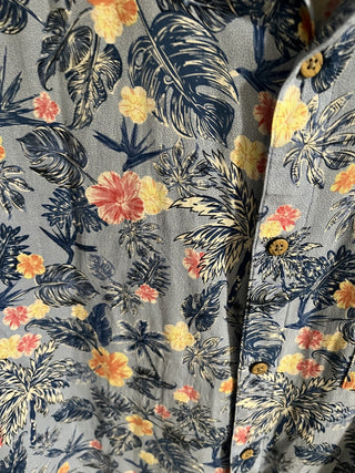 Men's Large Vintage Campia Hawaiian Floral Shirt RCD|158779