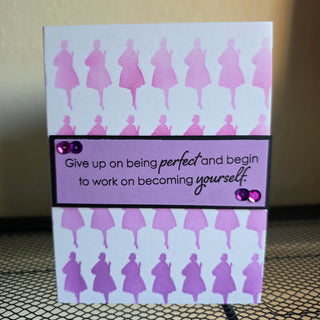 bri.crafty - FabFemme x Give Up Being Perfect - Blank Card (BRI) - MTS