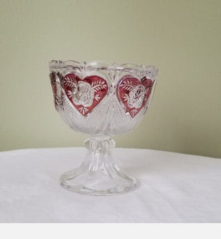 Vtg. candy dish, Hofbauer Bleikristall or Royal Shell-RSV